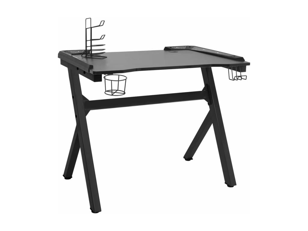 Table noire, 90 x 60 x 75 cm