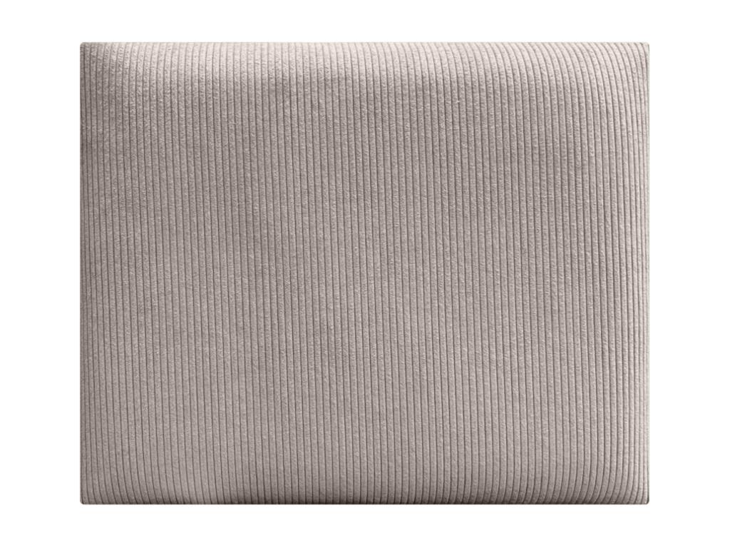 Lit en velours marron, 120 cm