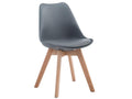 Fauteuil en similicuir gris
