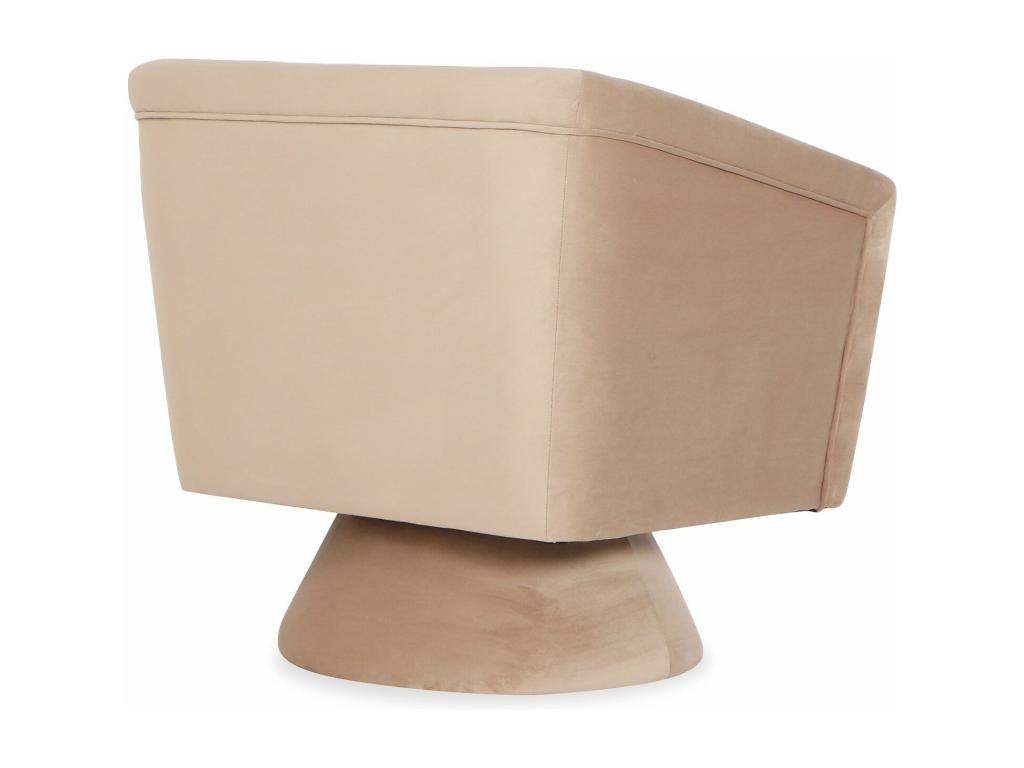 Fauteuil d'appoint en velours - dlz1766572456419