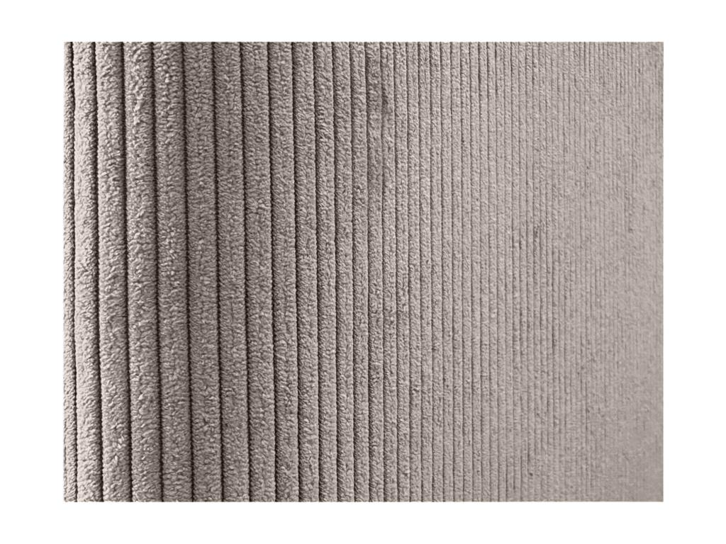 Lit en velours marron, 120 cm