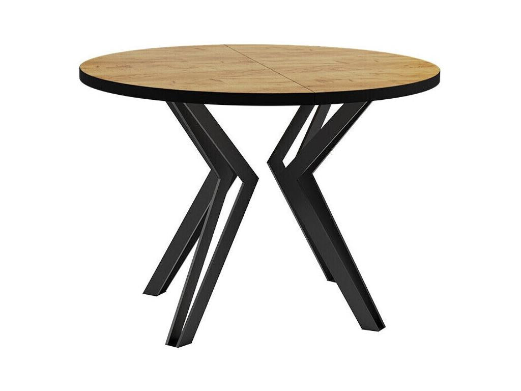 Table en chêne brun, 76 cm