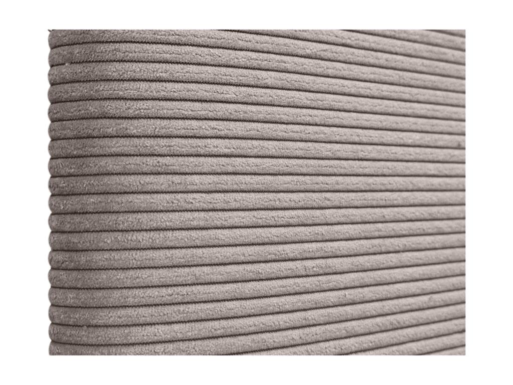 Lit en velours marron, 110 x 60 cm