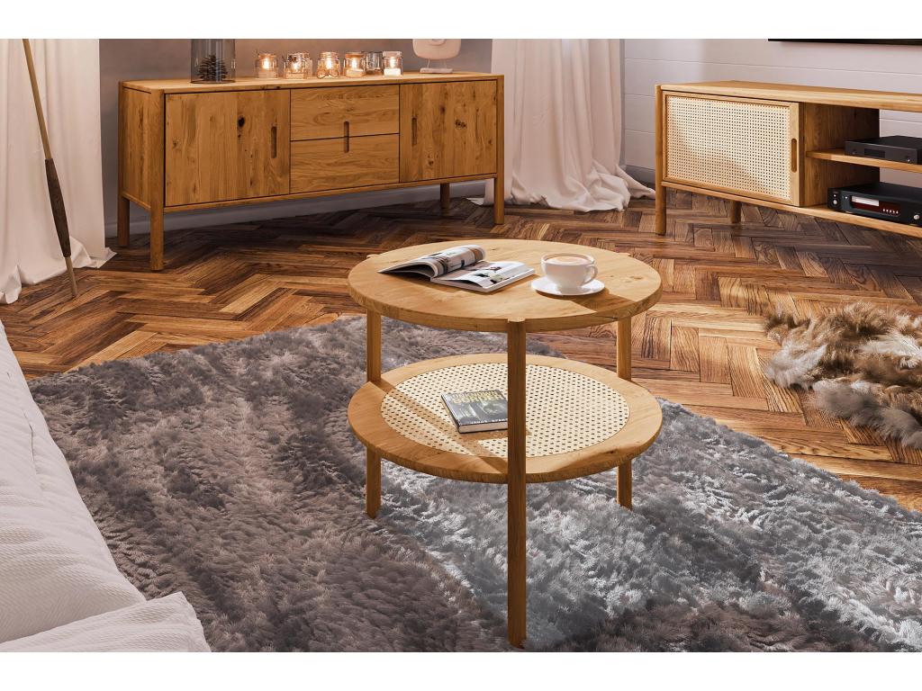 Table basse en chêne naturel