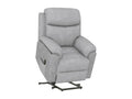 Fauteuil d'appoint en tissu gris - dlz1766572510210