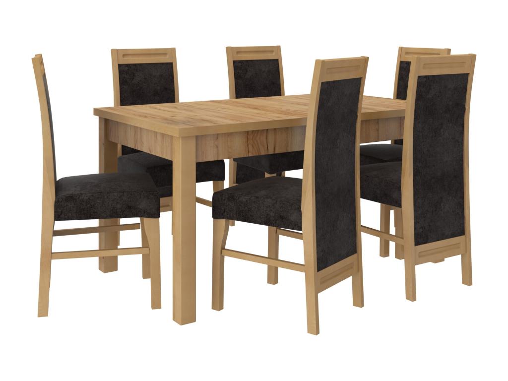 Chaise en tissu bleu - dlz1766572750396