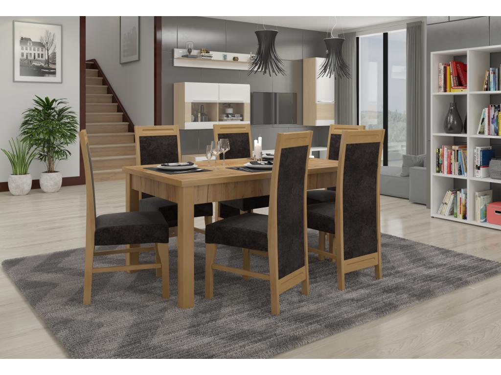 Chaise en tissu bleu - dlz1766572750396