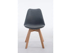 Fauteuil en similicuir gris
