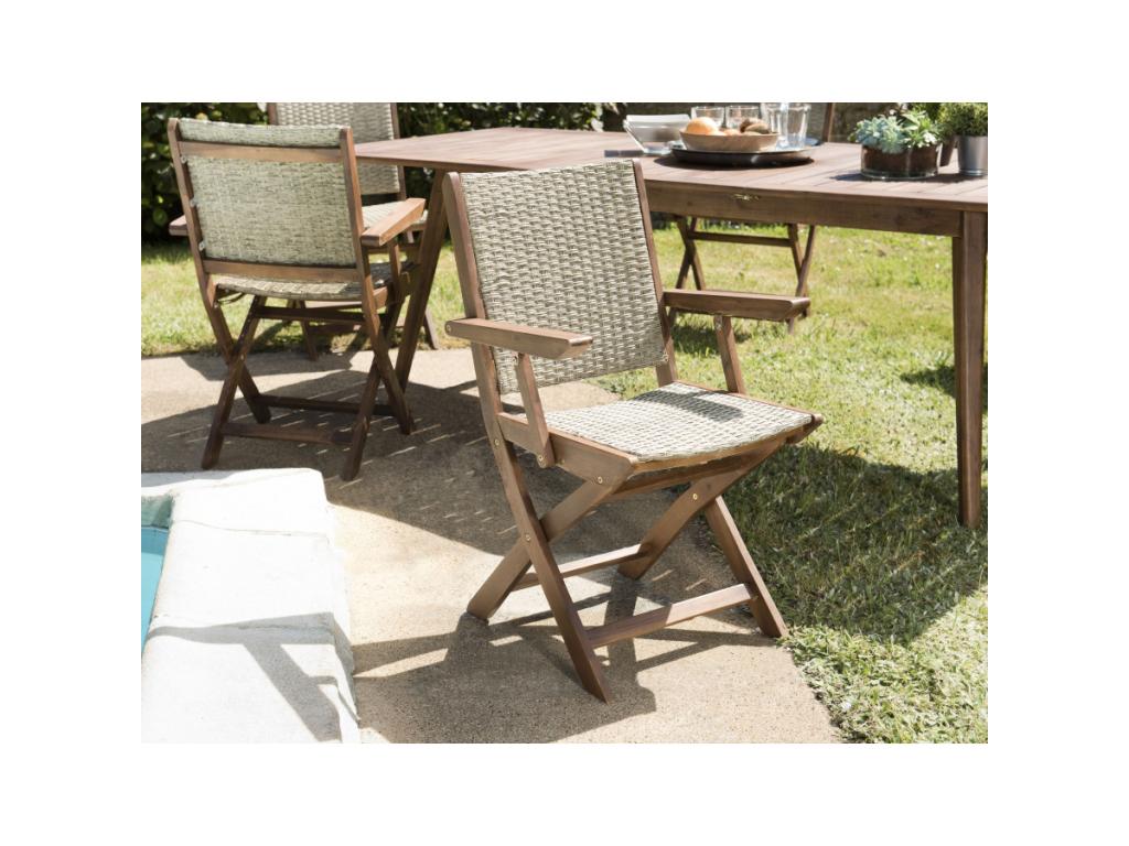 Fauteuil d'appoint marron