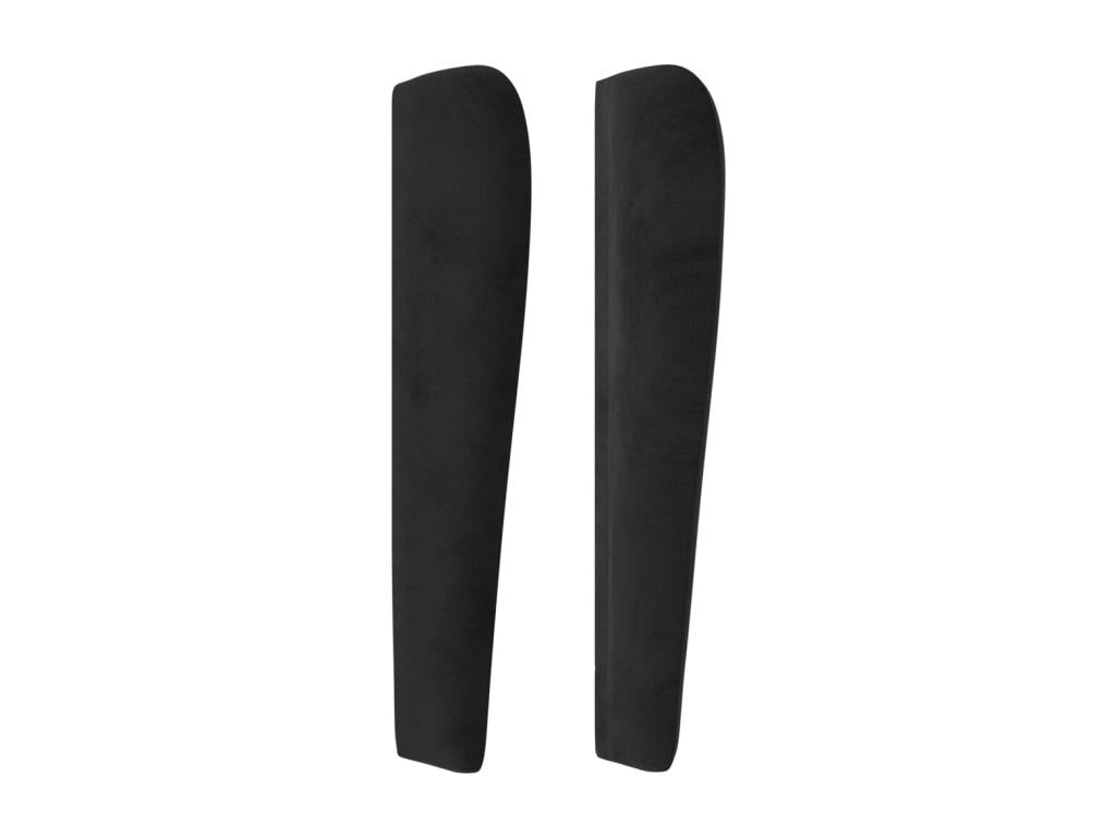 Lit en velours noir, 83 x 23 x 118 cm