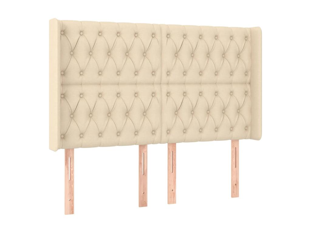 Lit en tissu, 147 x 16 x 118 cm