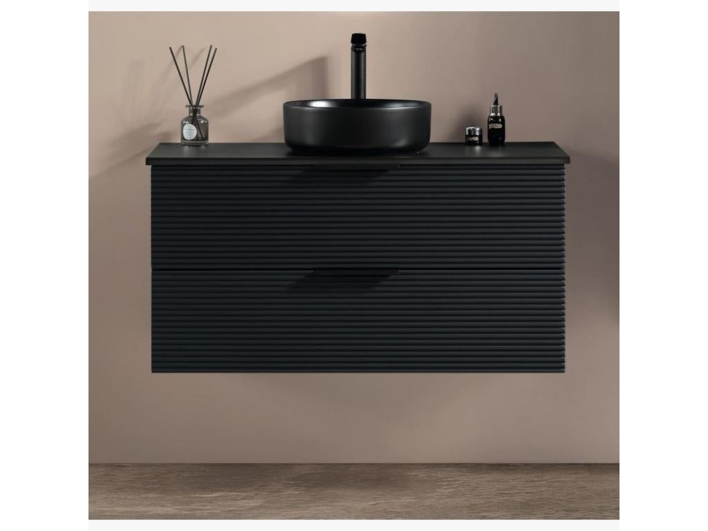 Meuble noir pour la maison, 120 cm